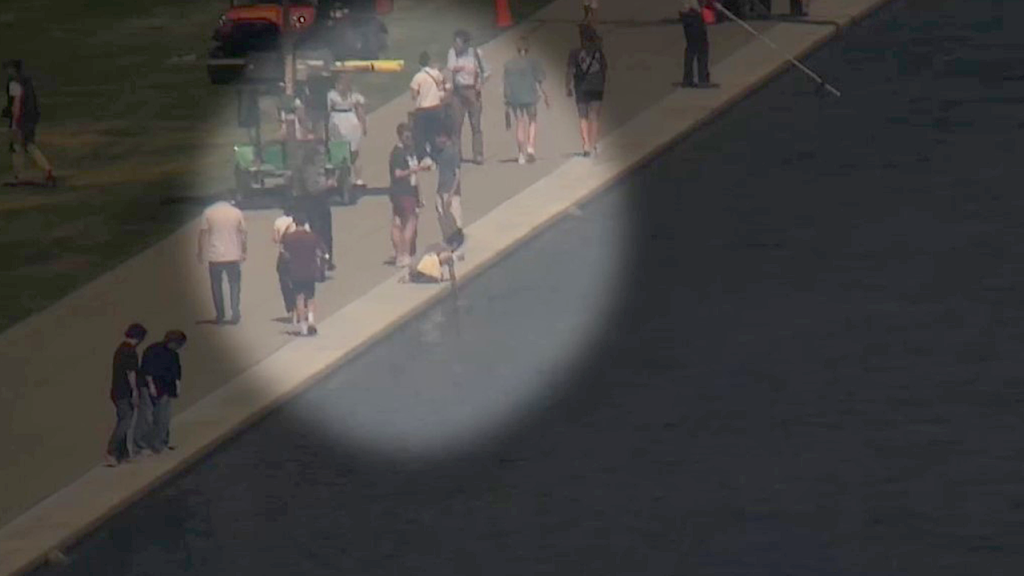 Park Police request assistance in identifying the suspect involved in Reflecting Pool vandalism