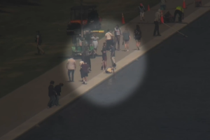 Park Police seek public assistance in identifying suspect linked to vandalism at the Lincoln Memorial Reflecting Pool.
