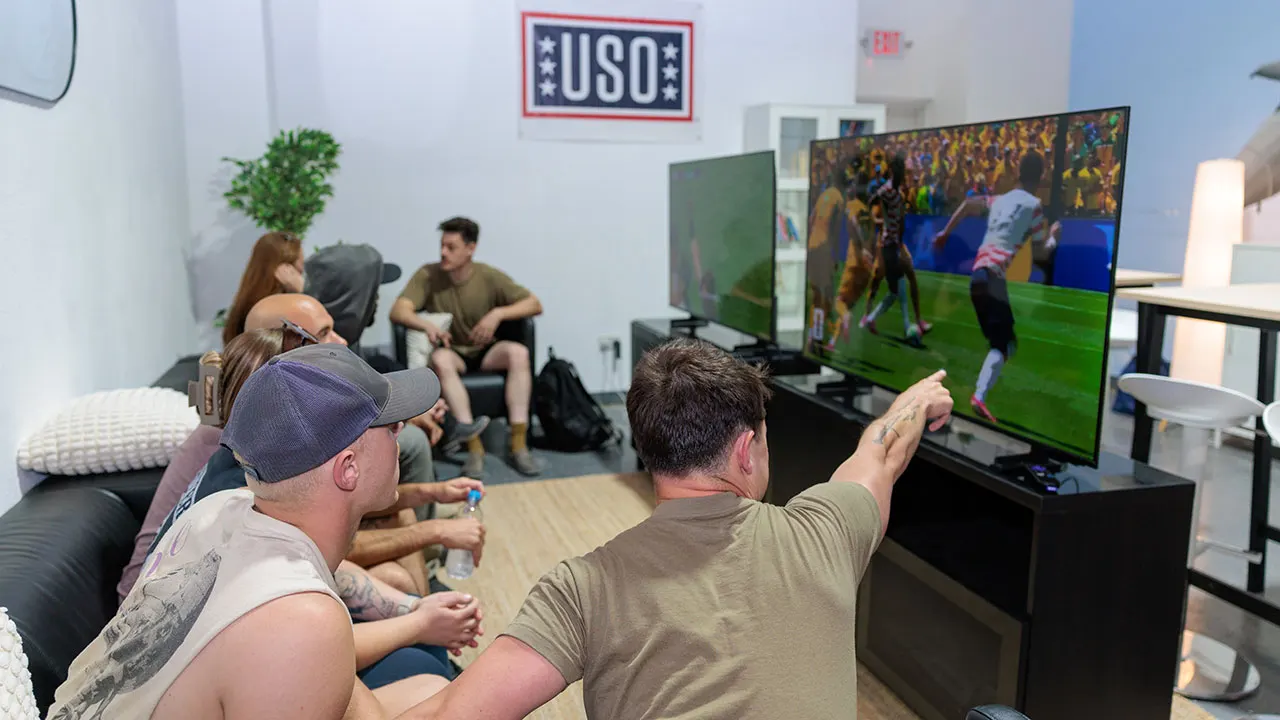Partnership aims to deliver World Cup 2026 games to troops stationed abroad.