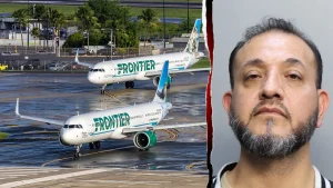 Passenger on Frontier Airlines confronts federal charges for suspected in-flight attack