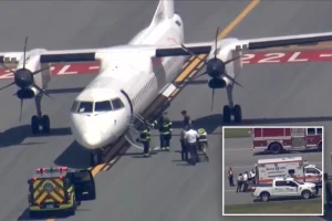 Passengers on an Air Canada flight began to pray as the plane swerved back and forth following the pilot's apparent seizure.