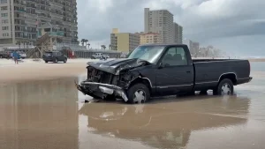 Pickup truck crashes into toll booth in Daytona Beach Shores, resulting in the death of an attendant