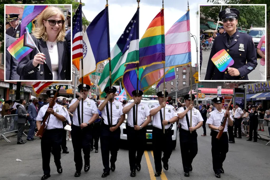 Police commissioner joins armed LGBTQ officers in Queens Pride parade, criticizes Manhattan organizers for excluding them: 'Insulting'