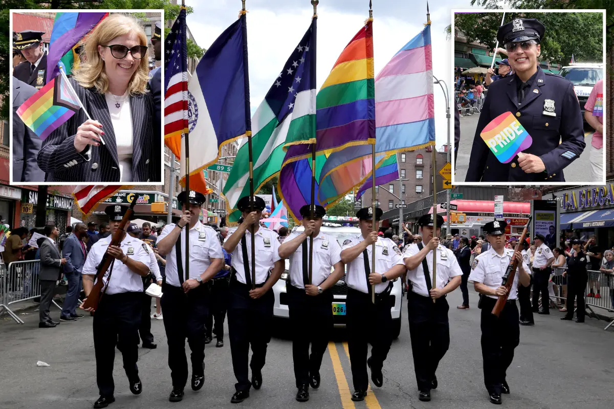 Police commissioner joins armed LGBTQ officers in Queens Pride parade, criticizes Manhattan organizers for excluding them: 'Insulting'
