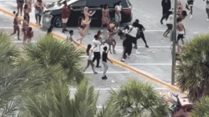 Police in Florida employ electronic monitoring to end teen takeover event.