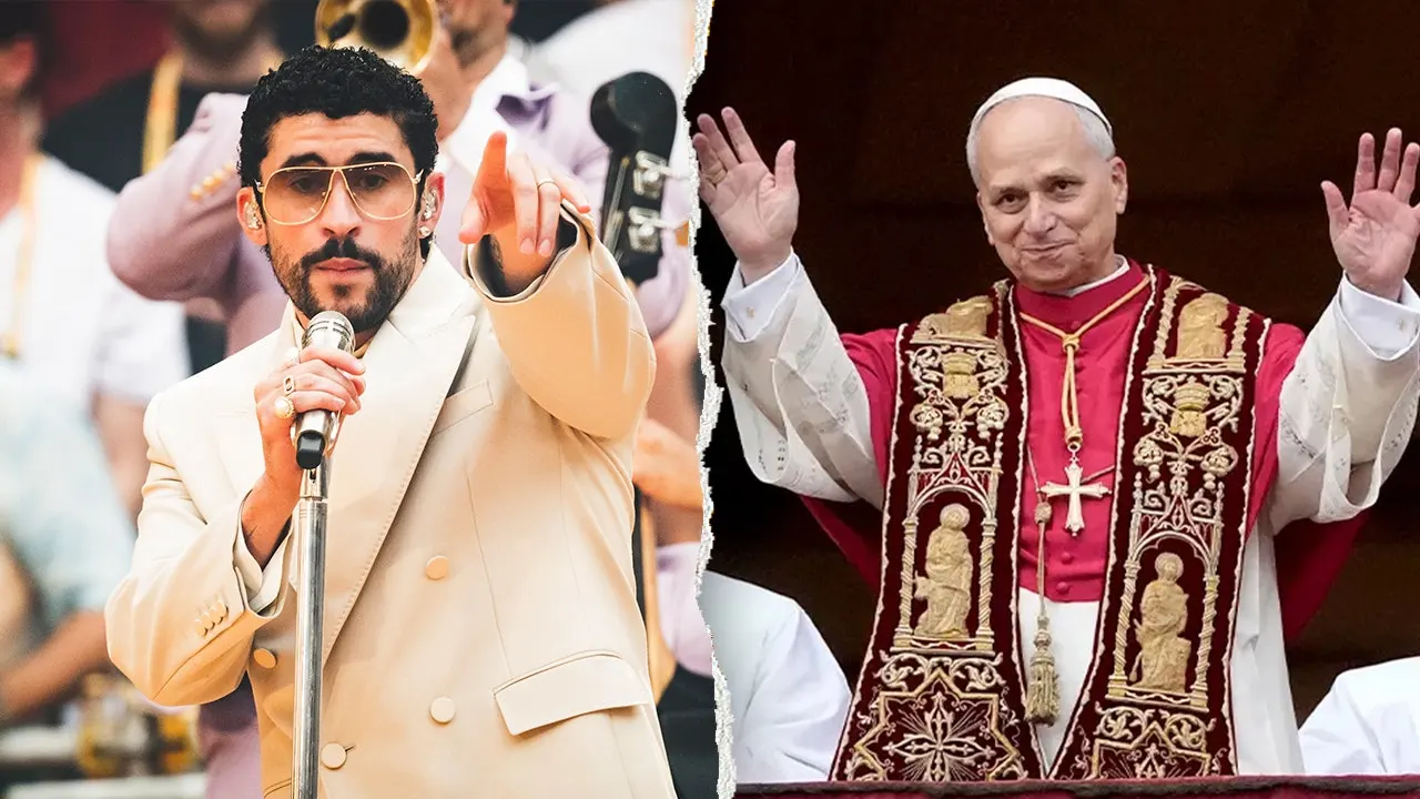 Pope Leo XIV playfully comments that Bad Bunny would outshine him in attracting young fans in Madrid.