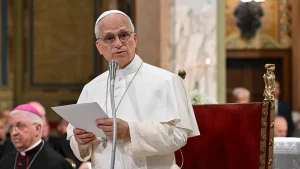 Pope Leo calls on the patron saint of immigrants amid rising tension with Trump
