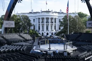 Possible thunderstorms may pose a risk to UFC Freedom 250