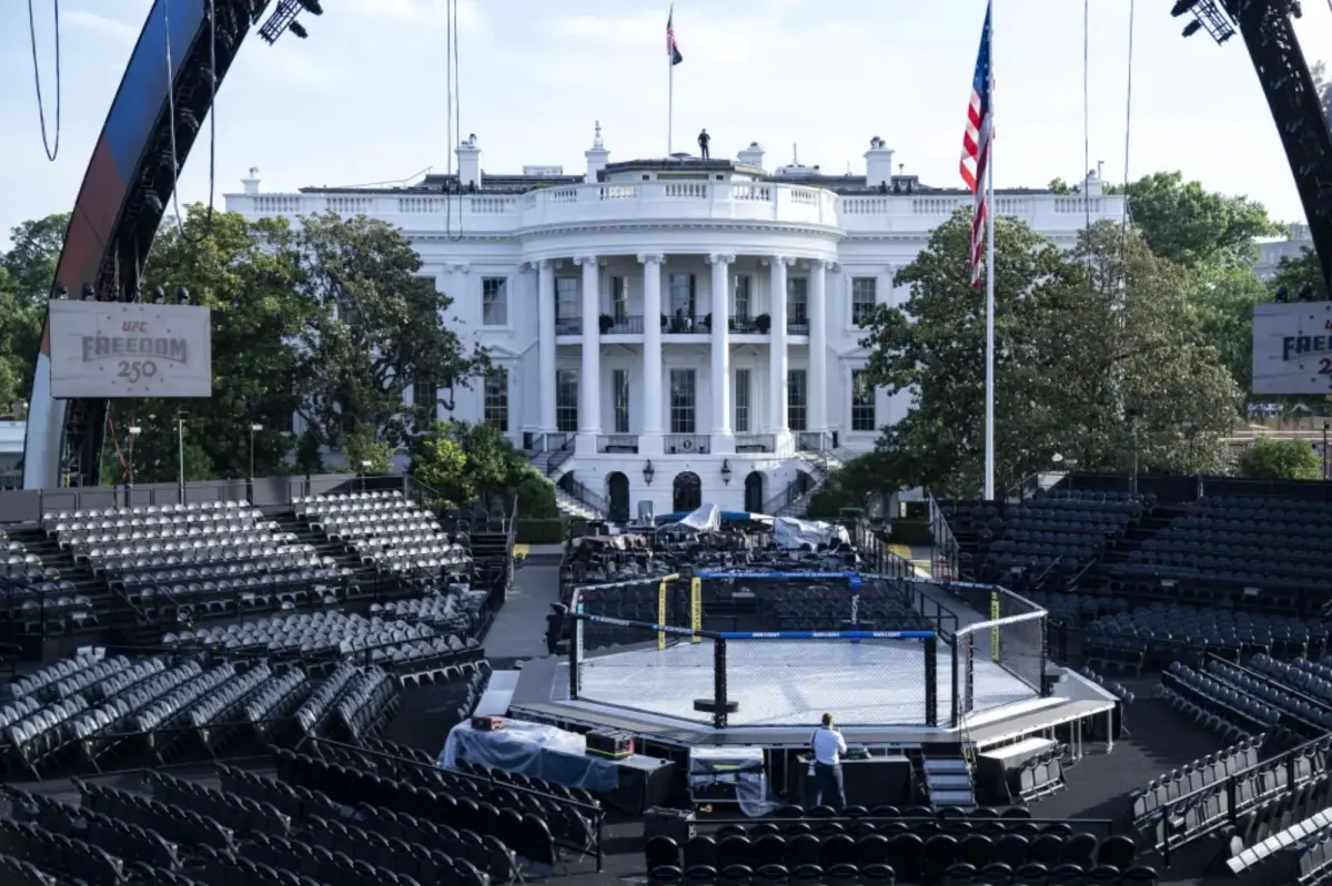 Possible thunderstorms may pose a risk to UFC Freedom 250