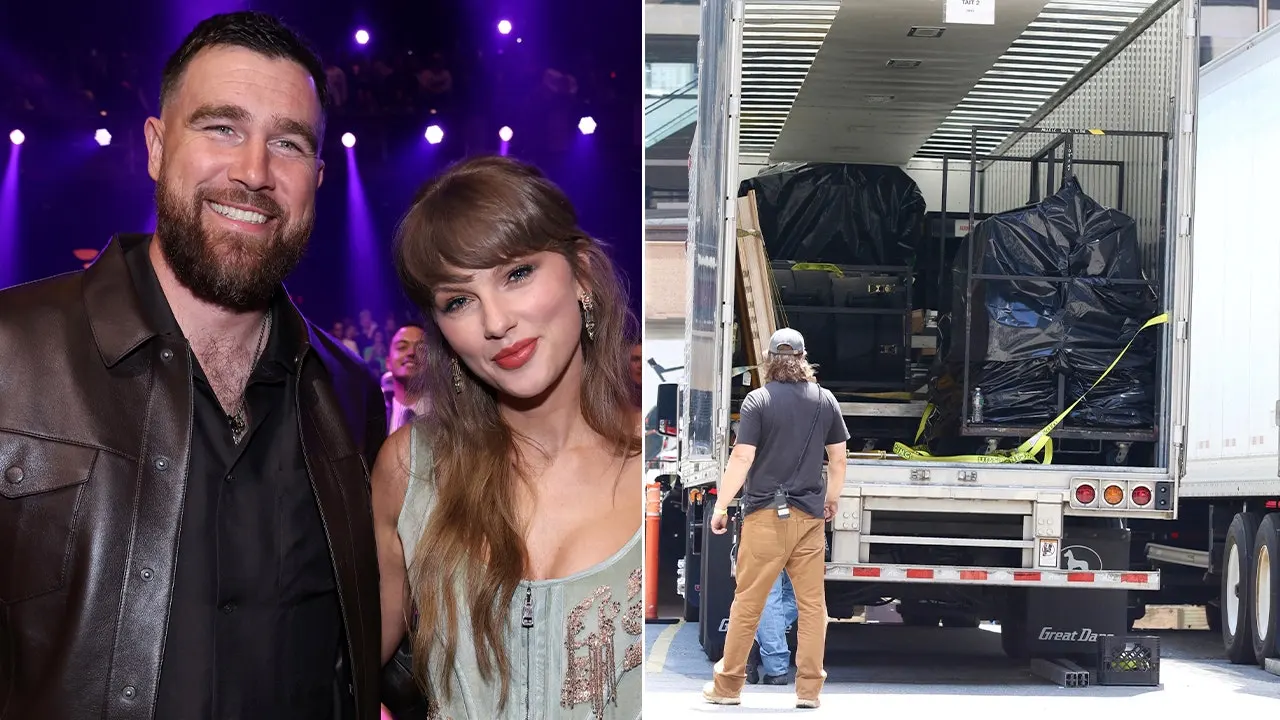 Preparations for Taylor Swift and Travis Kelce's wedding seen at Madison Square Garden