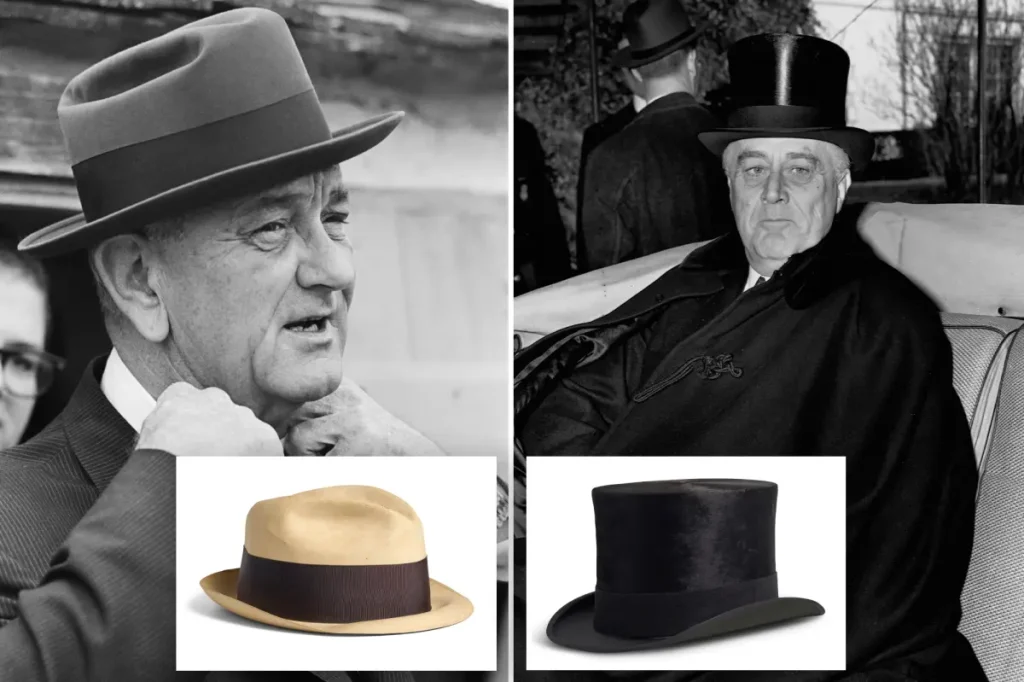 Previous presidents' cap and fedora among items expected to earn $1.2 million at auction