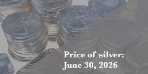 Price of silver as of Tuesday, June 30, 2026