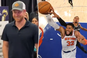 Prince Harry unexpectedly attends Knicks vs. Spurs game alone