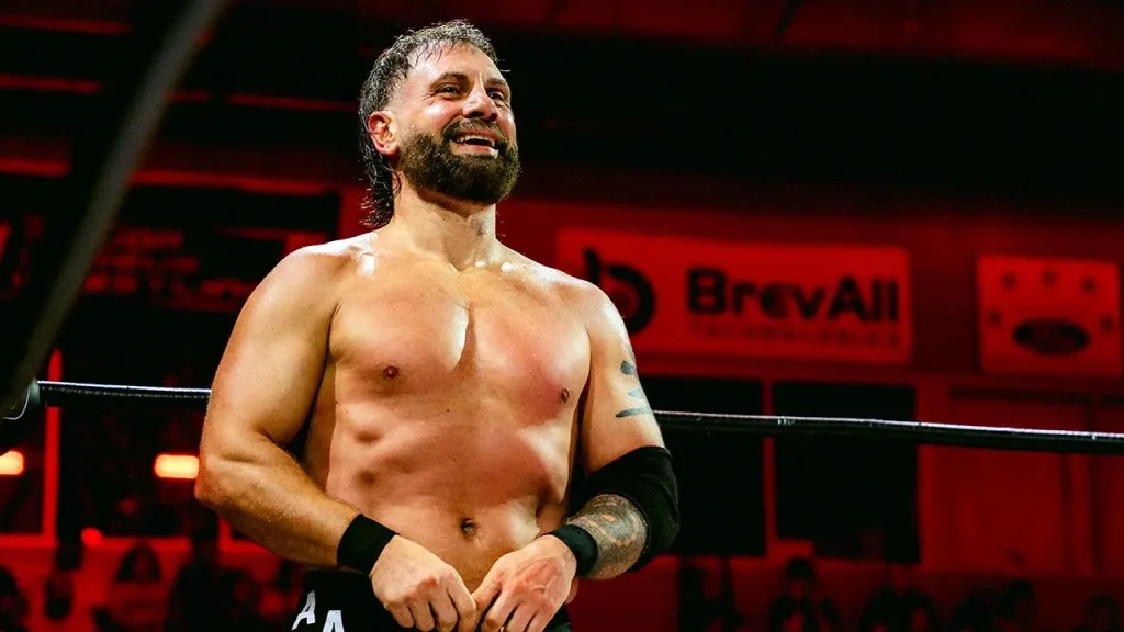 Pro wrestler Austin Aries aims for the MLW Openweight Championship title.