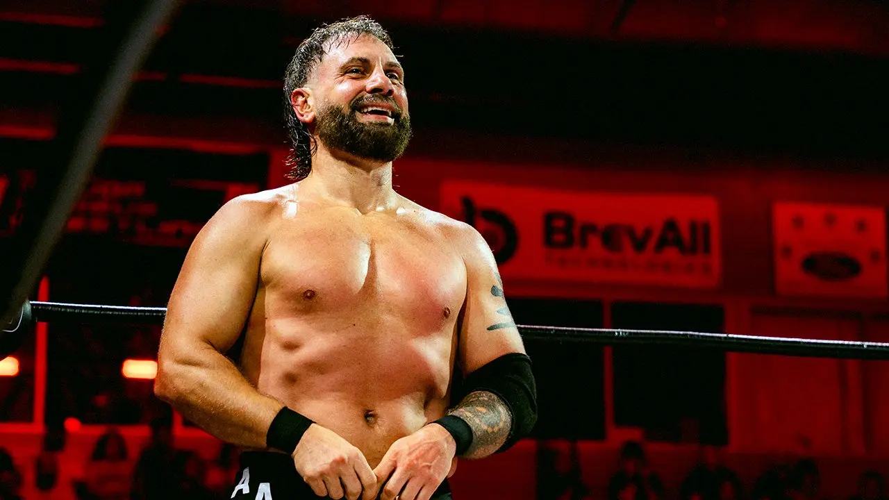 Pro wrestler Austin Aries aims for the MLW Openweight Championship title.