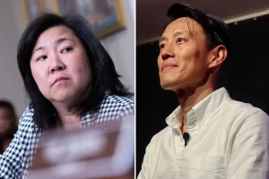 Progressive candidate opposing Queens Representative Grace Meng faces criticism for residing outside the district