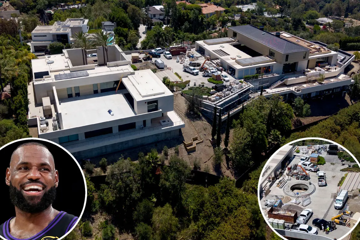 Recent images of LeBron James' $37 million home in Beverly Hills