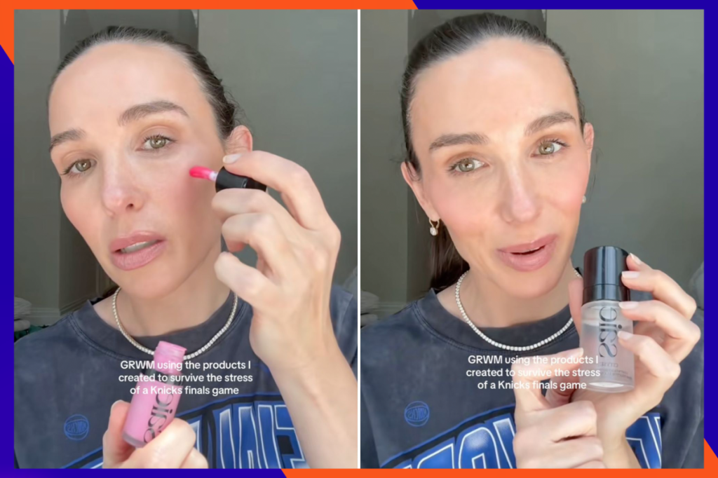 Recreate the beauty routine of the Knicks City Dancers in five minutes with Saie.