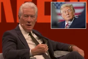 Richard Gere describes the US as going through its 'darkest moment' and labels Trump a 'maniac'
