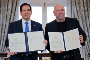 Rubio and Dana White finalize agreement to introduce 'UFC Diplomacy' to the State Department before the Freedom 250 event at the White House