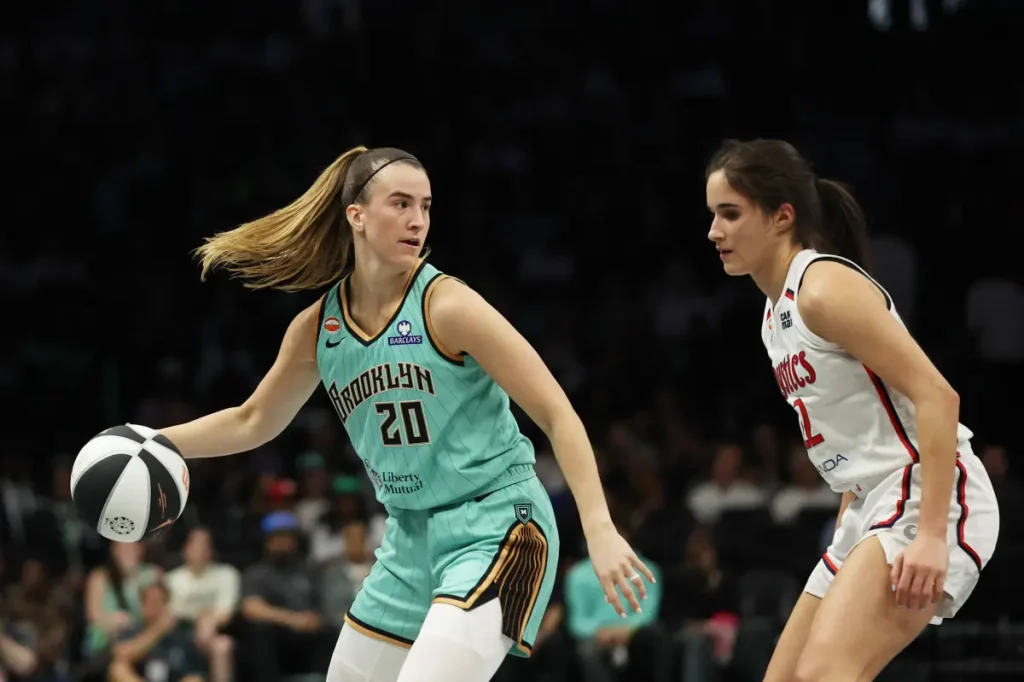 Sabrina Ionescu experiencing the happiness of returning to play with limited time for the Liberty