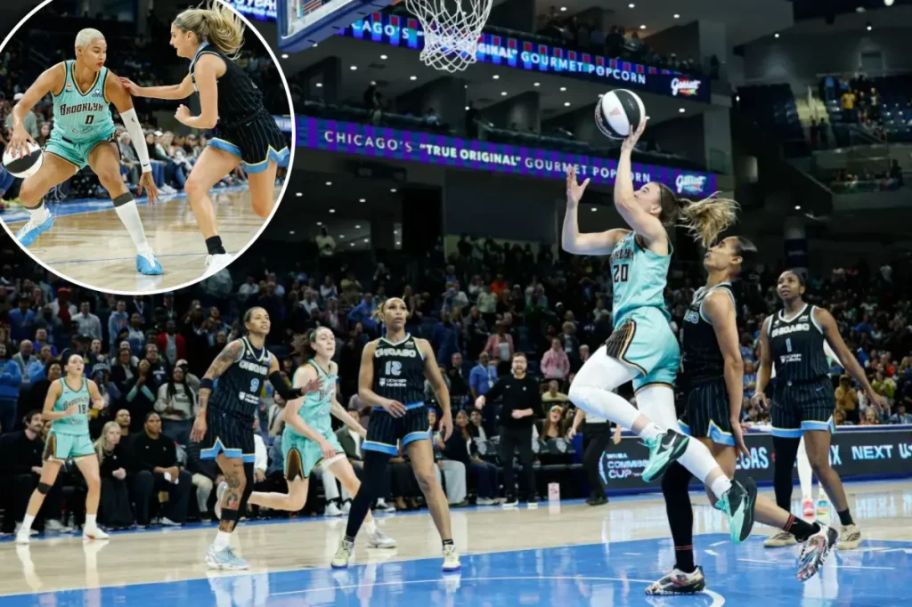 Sabrina Ionescu's winning layup and bench help Liberty defeat Sky