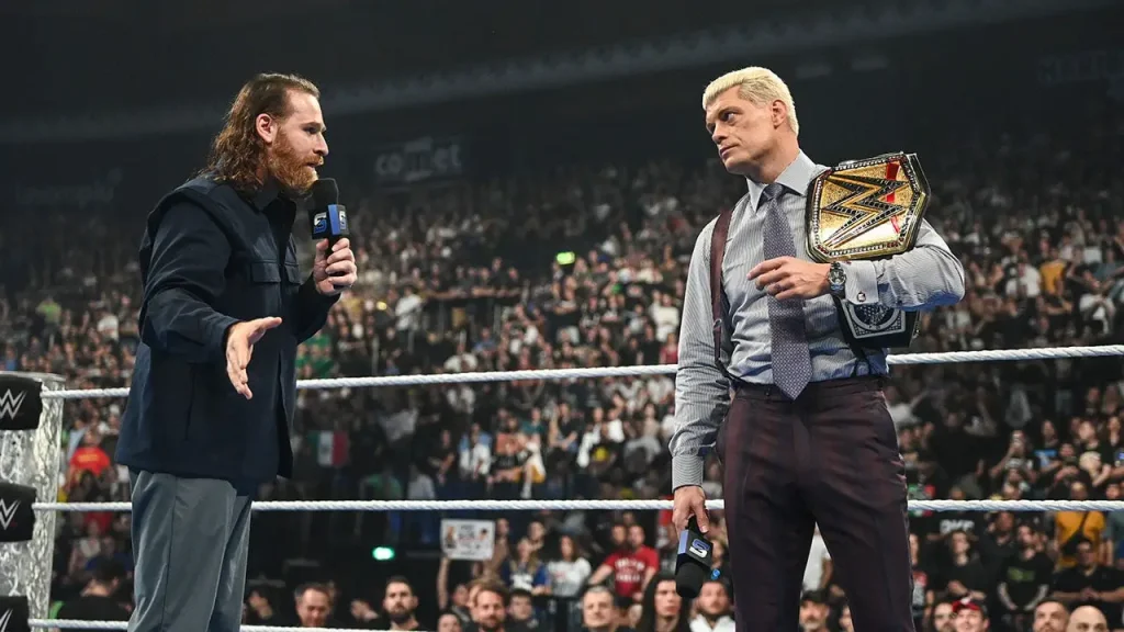 Sami Zayn aims for the WWE championship at Night of Champions in Saudi Arabia.