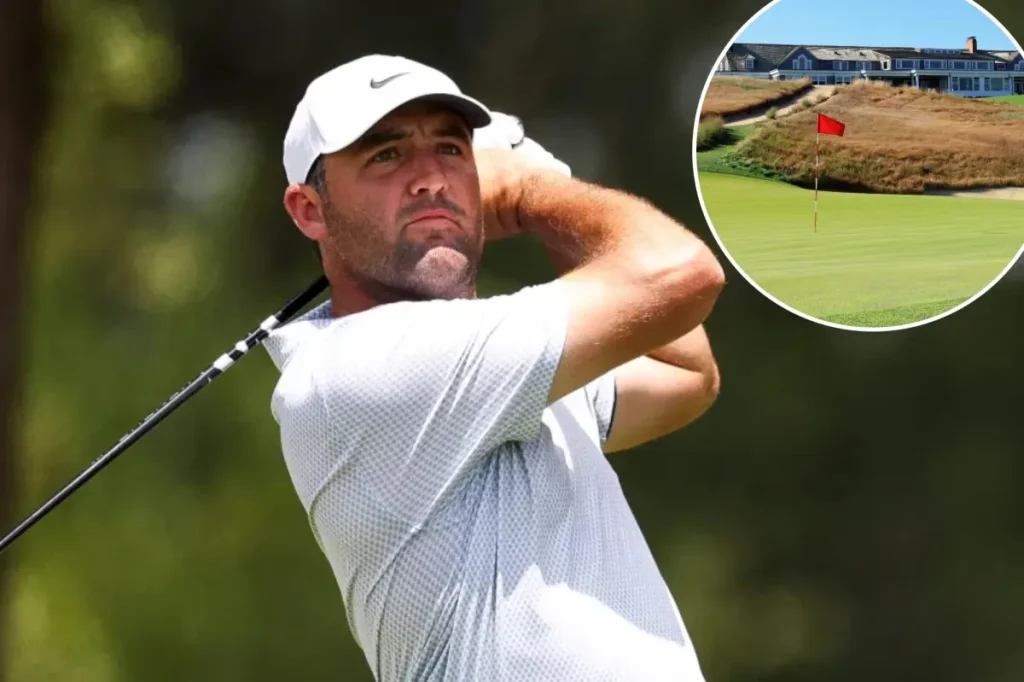 Scottie Scheffler gives a heads-up for the US Open following his round at Shinnecock.