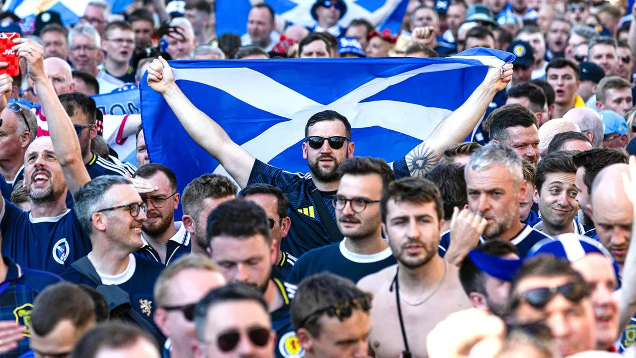Scottish fans finished all the beer on their flight to Boston before the World Cup opening match.