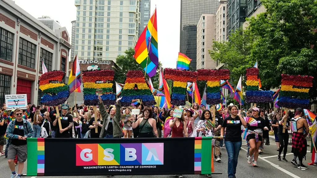 Seattle Pride parade includes public nudity while children are present