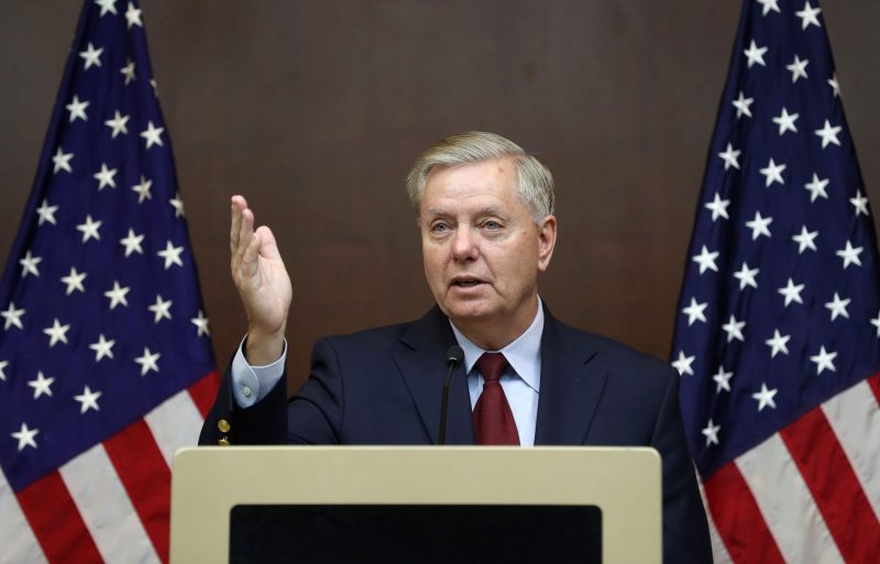 Sen. Graham wins GOP primary election with support from Trump.