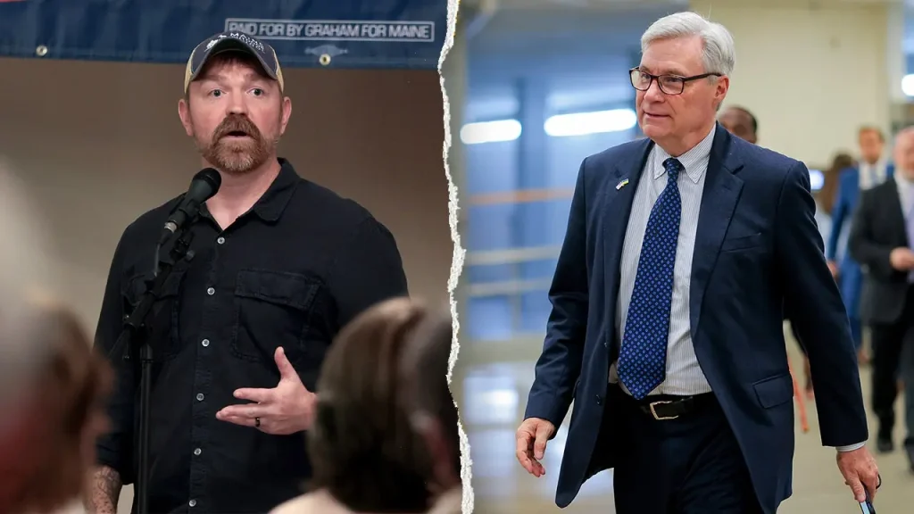 Sen. Sheldon Whitehouse contributed $10,000 to a disputed candidate in Maine.