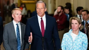 Senate Republicans move forward with ICE funding proposal after overcoming conflict regarding Trump's $2B fund.
