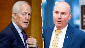 Senators Lee and Cornyn openly disagree during discussion on the SAVE America Act filibuster