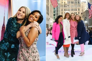 Sheinelle Jones and Jenna Bush Hager support their colleague