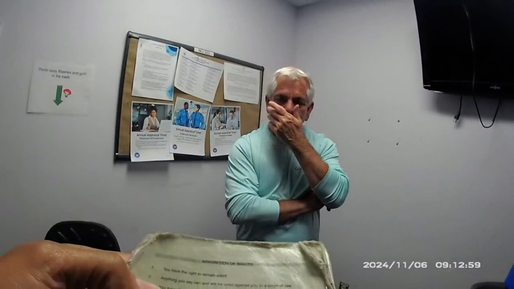 Sheriff Chris Nanos stopped with a loaded firearm at Tucson airport: body camera footage