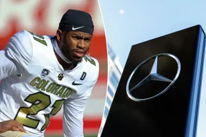 Shilo Sanders is in legal trouble once more as Mercedez-Benz seeks to take back his car.