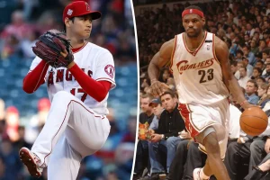 Shohei Ohtani and LeBron James trading cards fetch $5.5 million at auction.