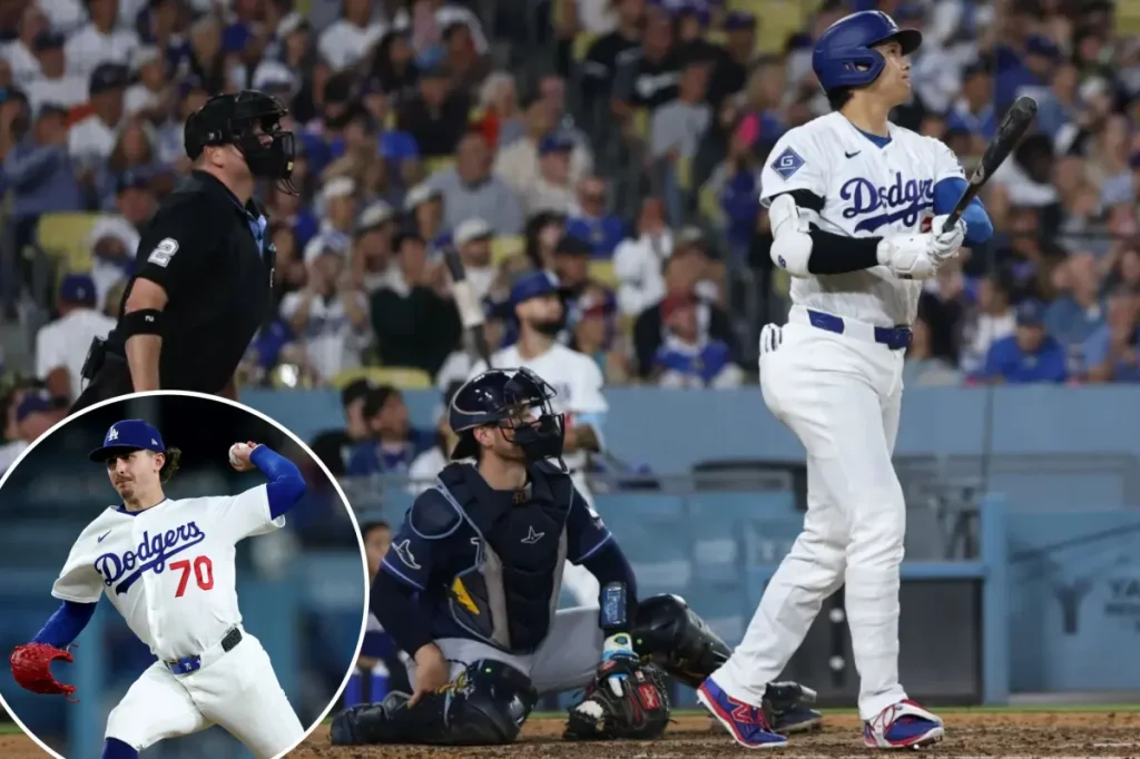 Shohei Ohtani hits a home run while the Dodgers blank the Rays