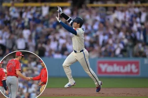 Shohei Ohtani hits his 11th homer to finish off Dodgers' nine-run first inning versus Angels