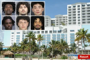 Six men reportedly abducted two individuals at a holiday resort and mistreated them at a boat ramp.