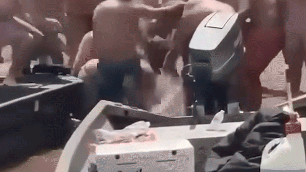 Six people arrested after large fight captured on video in South Carolina river