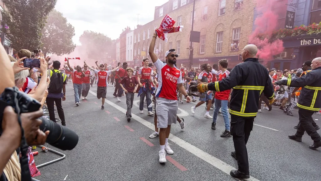 Six people were stabbed in London during the Arsenal Premier League celebration.