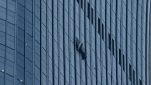 Small aircraft hits the highest building in Beijing, CITIC Tower
