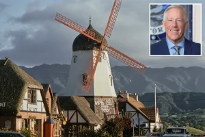 Solvang, California, known as the 'Danish capital of America,' is divided over the mayor's contentious tourism app.