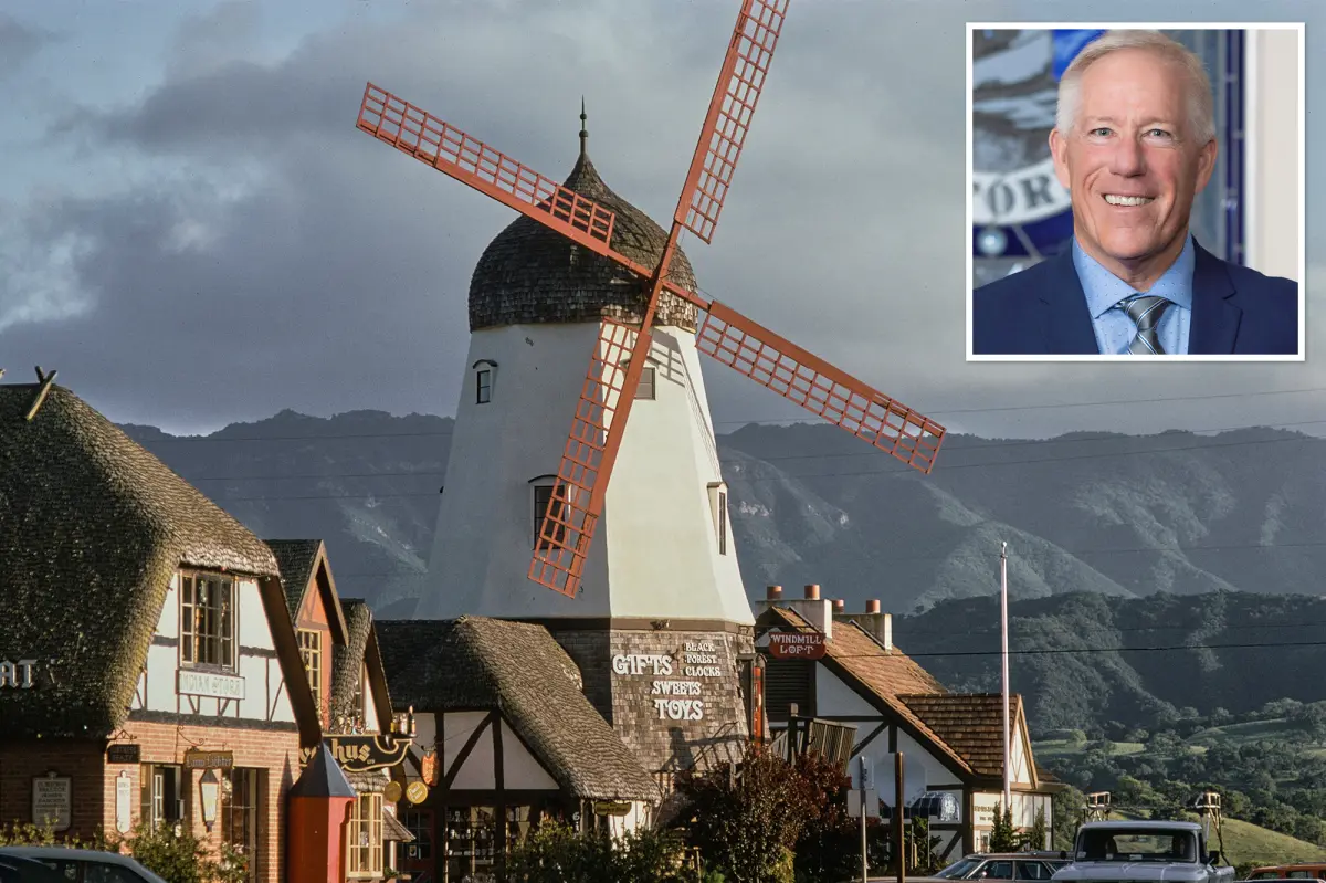 Solvang, California, known as the 'Danish capital of America,' is divided over the mayor's contentious tourism app.