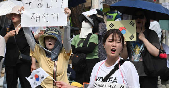 South Korea: Demonstrators Commemorate Two Weeks of Opposing Election Fraud Following Major Ballot Shortages
