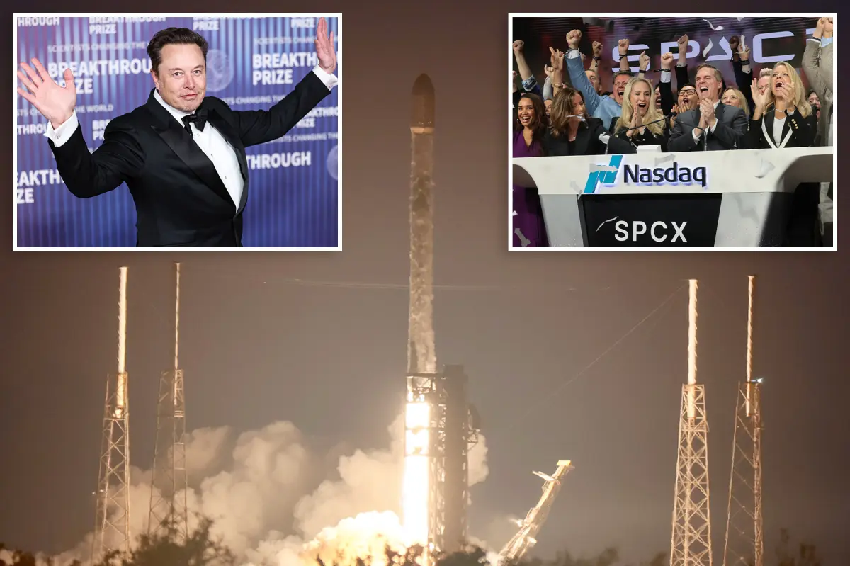 SpaceX shares drop 14% as it looks to secure debt