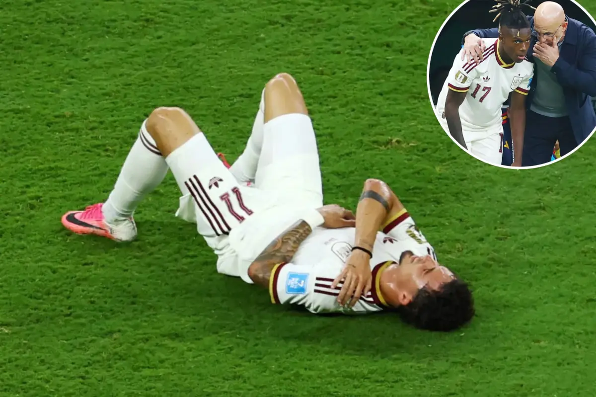 Spain's Yeremy Pino may be sidelined for the remainder of the World Cup due to increasing injuries.