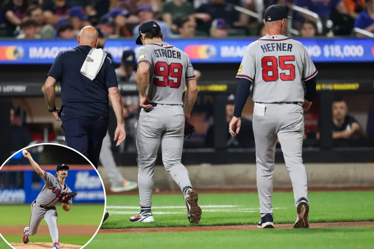 Spencer Strider is placed on the injured list after a troubling drop in velocity, raising concerns for the Braves: 'Doesn't look great'